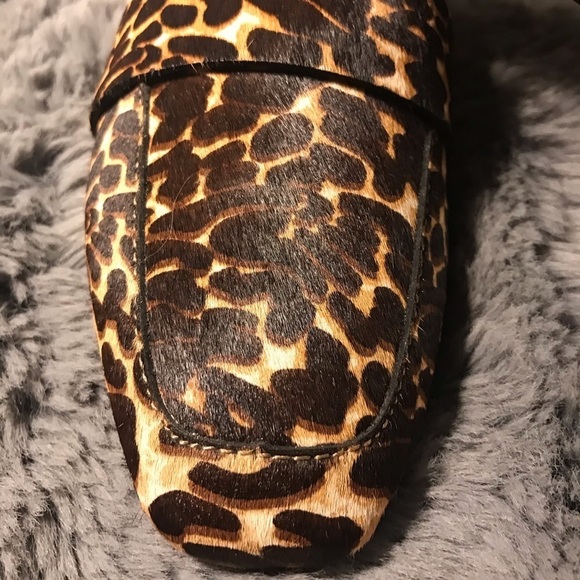 Calf hair leopard flats size 7 - Picture 4 of 6